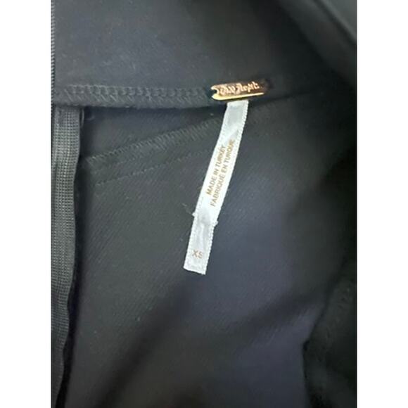 Free People Real Deal Slit Pant in Black Extra Small NWT - Picture 7 of 10